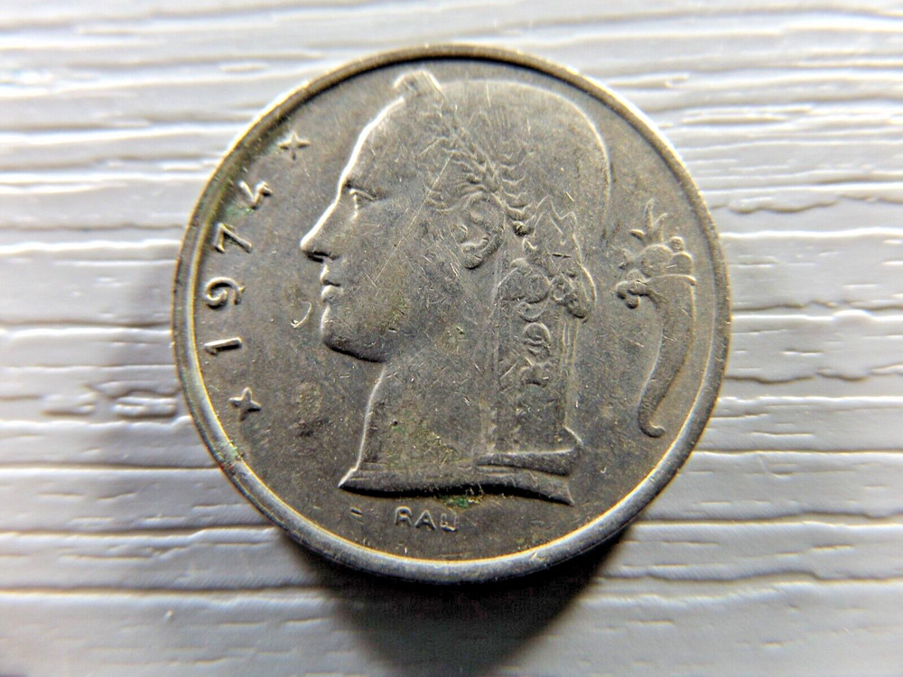 BELGIUM 1974 5 Francs