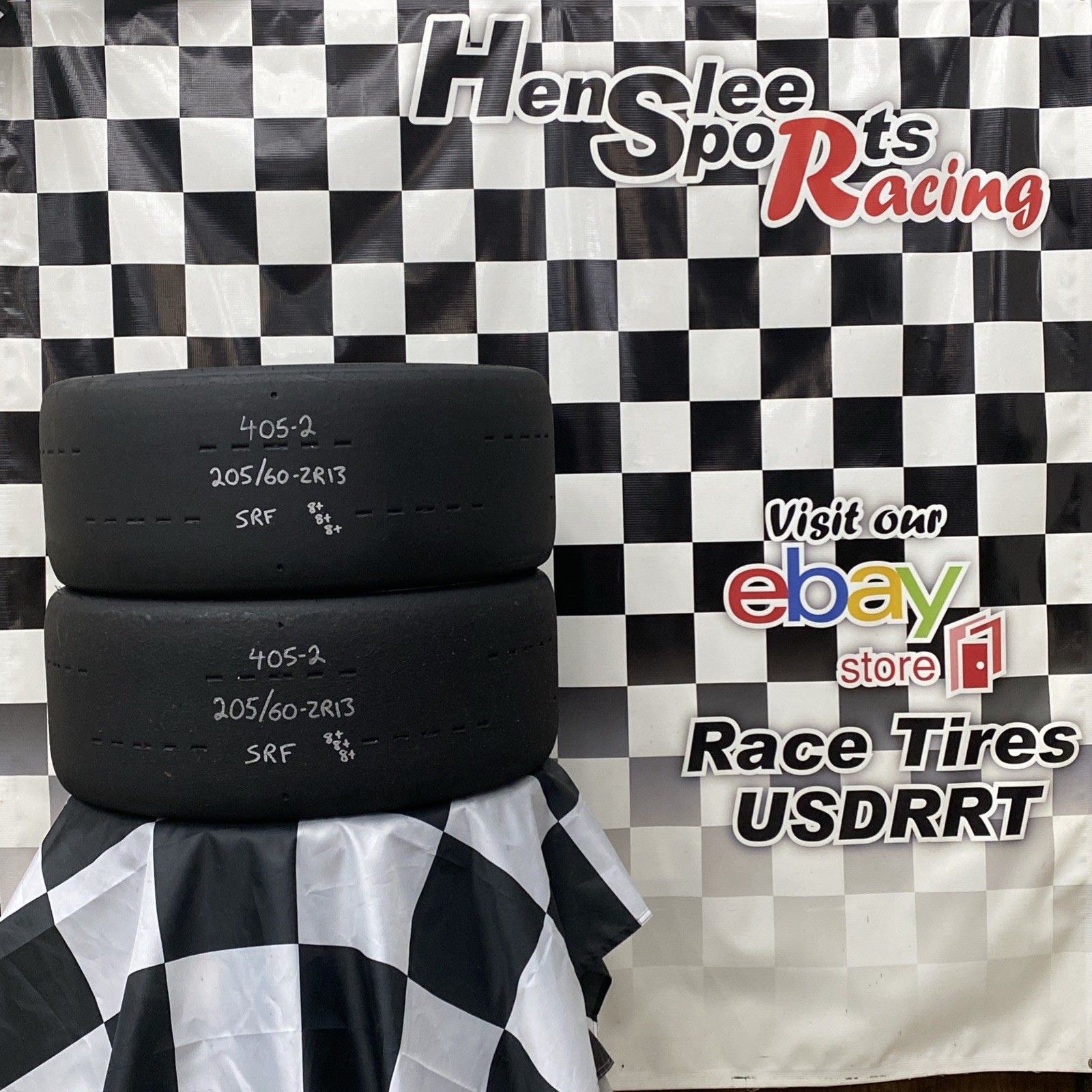 405-2 USDRRT  HOOSIER DOT  Road Race Tires   SRF  205/60-ZR13