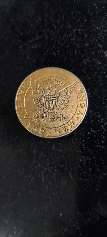 EARLY NEW YORK NAVY YARD BADGE