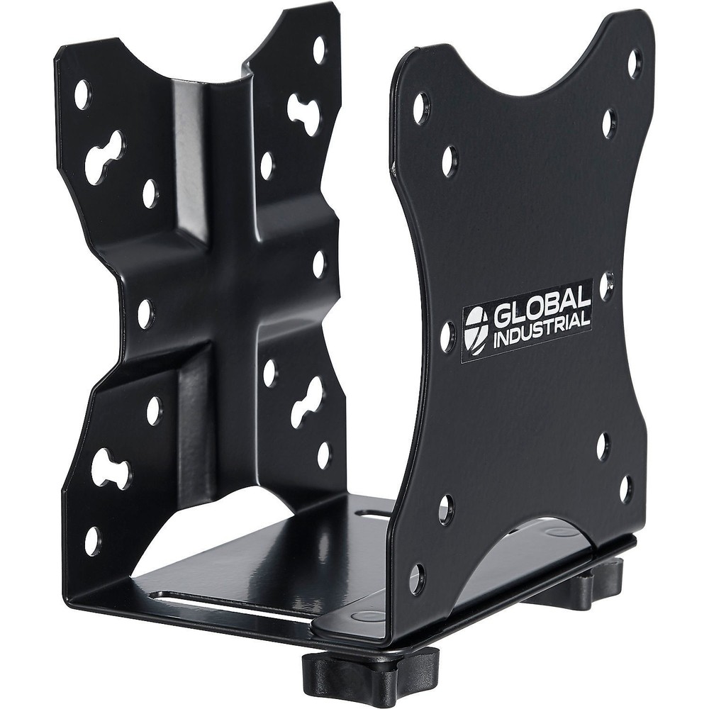 Global Industrial Slim CPU Mount Bracket for Orbit Computer Workstations