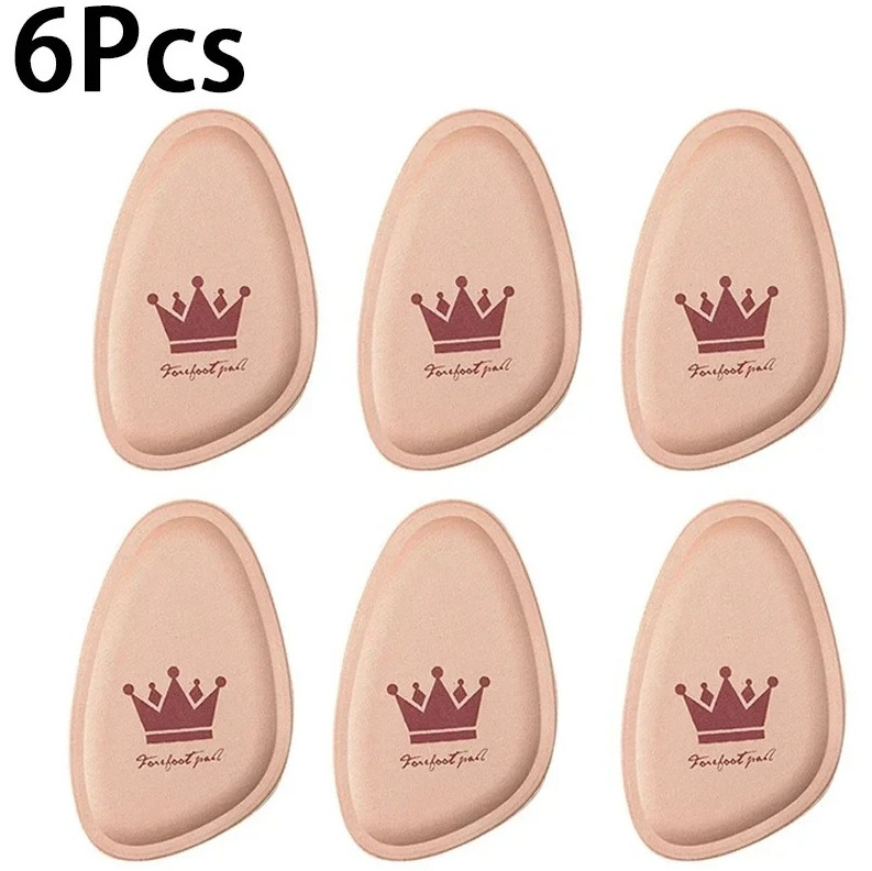 3 pair Women Forefoot Pad Insoles Pain Relief Non-Slip Cushion Shoe Inserts