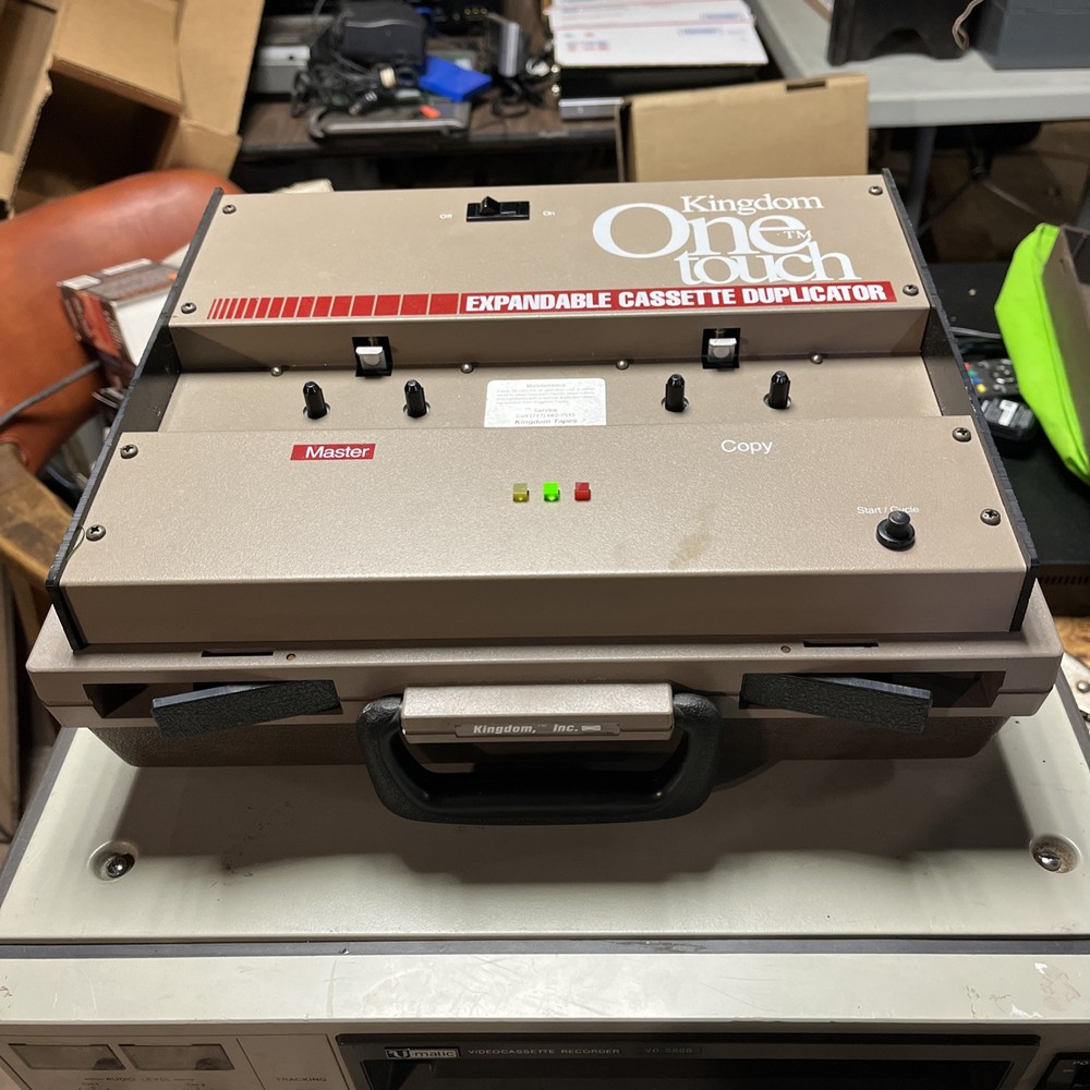 Kingdom One Touch Cassette Tape Duplicator - UNTESTED