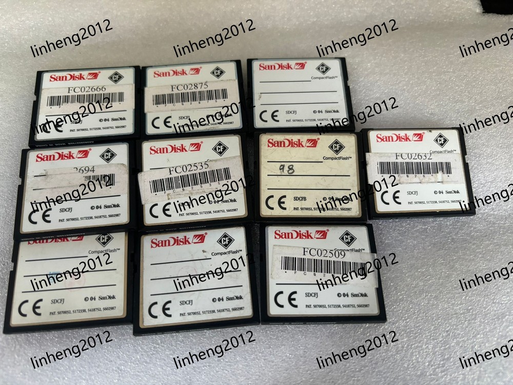 10PCS 512MB Sandisk Compact Flash Card CF Memory card （Rainbow version）