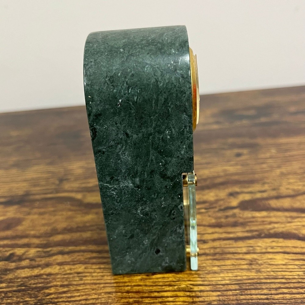 George M. Low Trophy Nasa Thiokol Space Marble Clock Space Operations Program VG