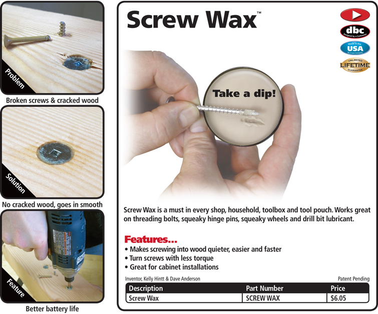Screw Wax 089310-T