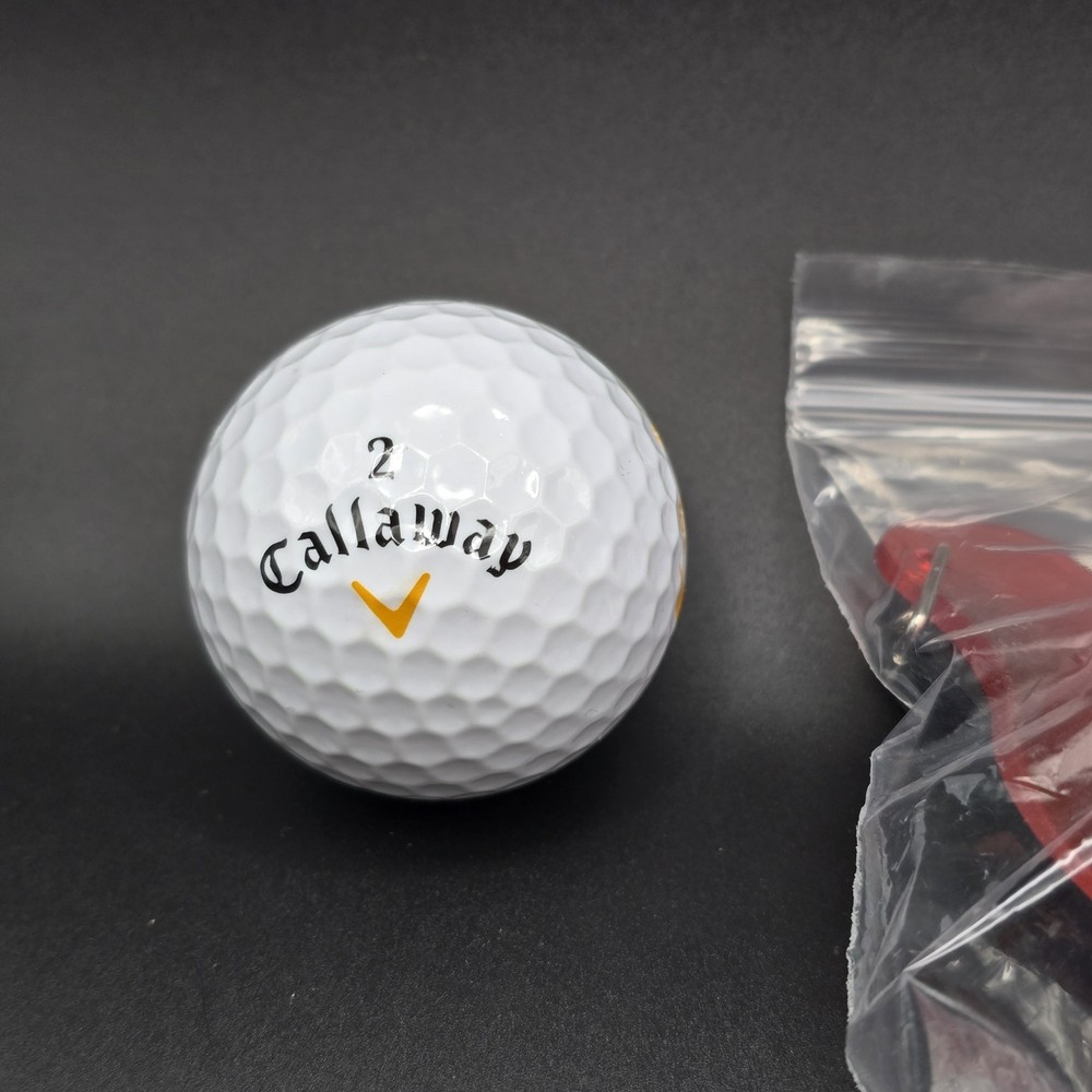 Callaway Golf Gift Set - Valuables Pouch Divot Tool Tees Balls Ball Mark Sharpie