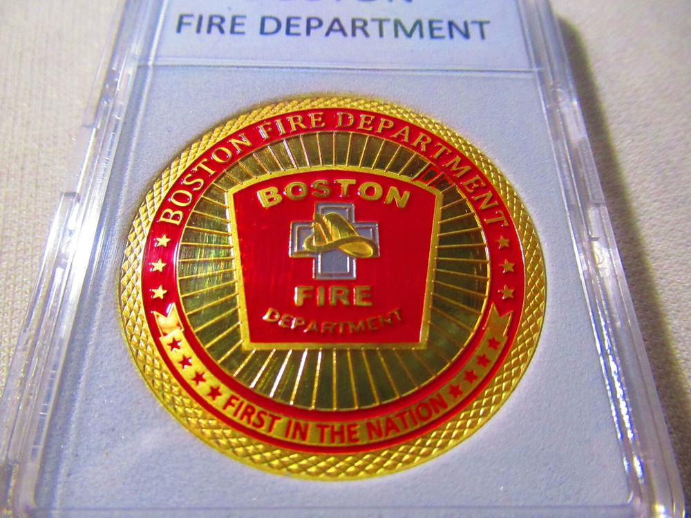 BOSTON Fire Dept. Challenge Coin