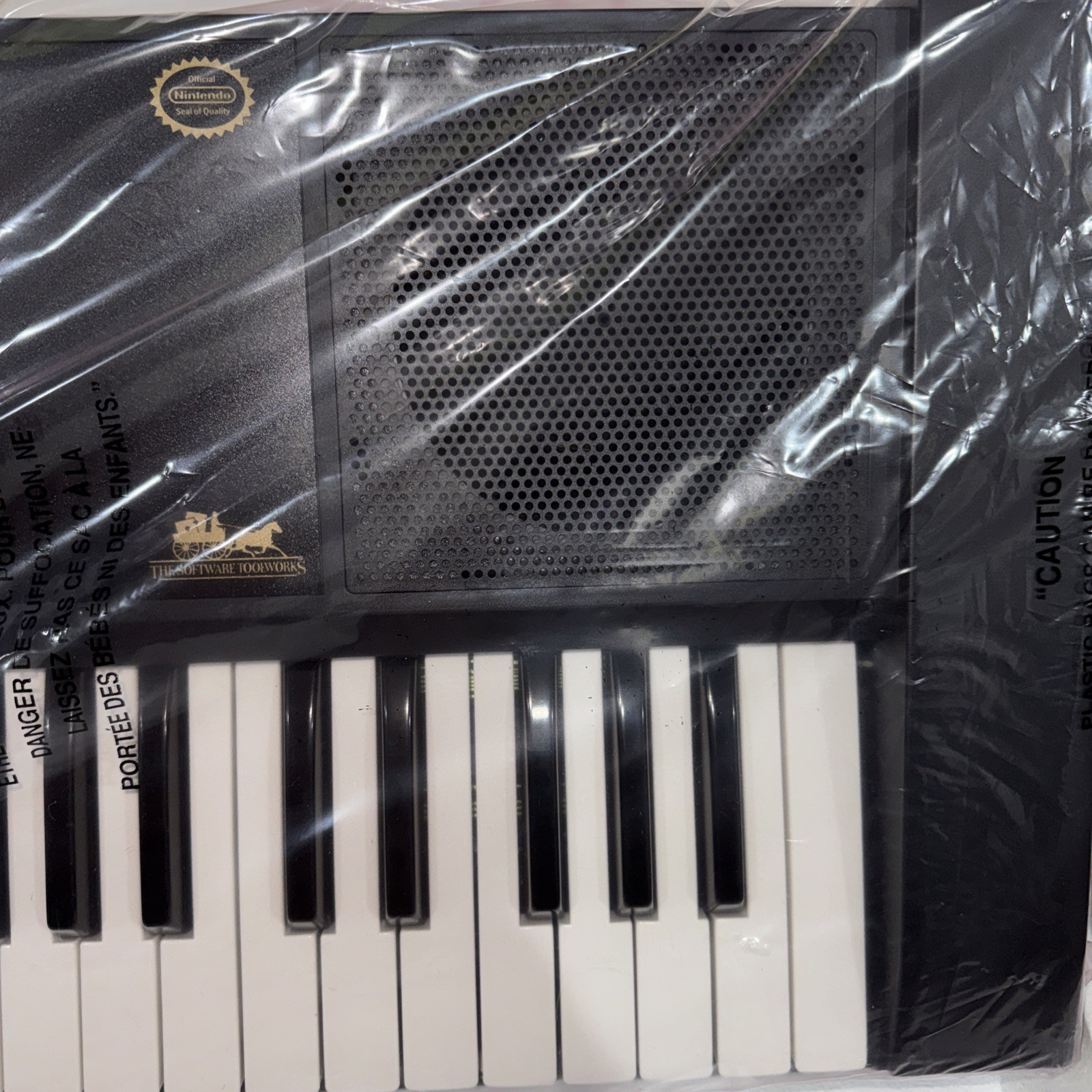 Miracle Piano Teaching System SNES keyboard and game set