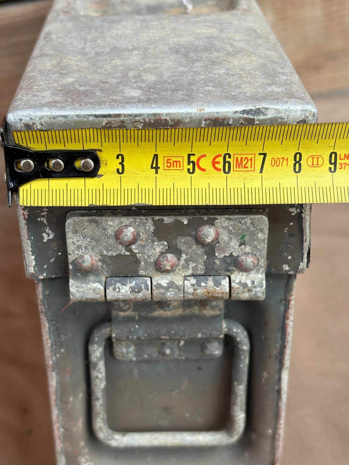 German MG machine gun ammo box. Wehrmacht 1939-1945, WWII.