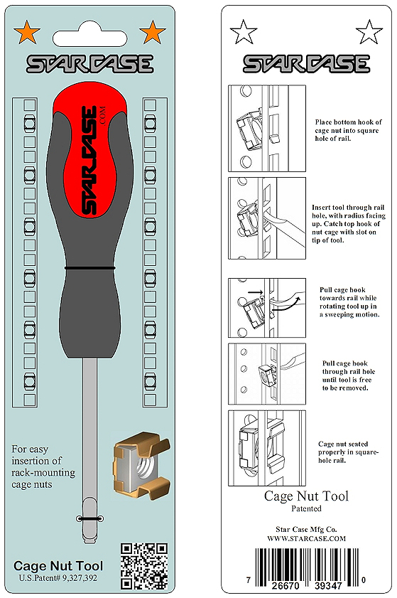 Cage Nut Tool by Star Case      (4HARCNITOOL)