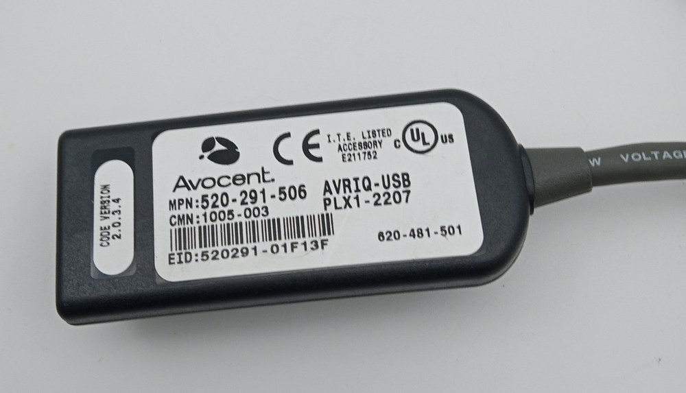 Avocent AVRIQ-USB 520-291-505 USB KVM Server Cable Adapter Module