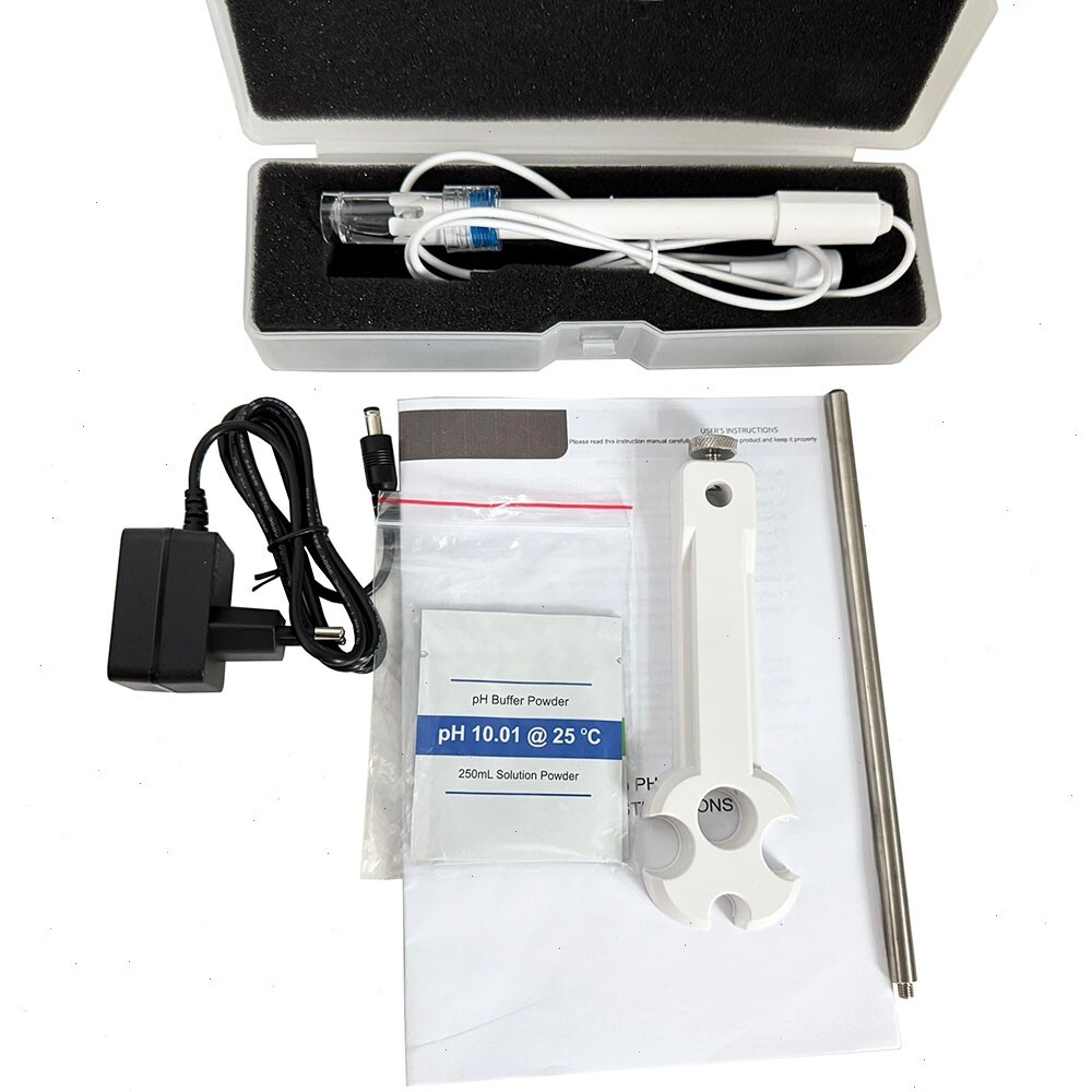Benchtop PH Meter with PH Buffer Powder PH Range 0.00～14.00 Resolution 0.01