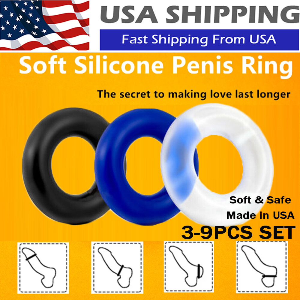 Penis Extender Enlarger Sleeve Ring-for Men Reusable Condoms Delay Ejaculation