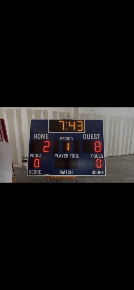 Daktronics scoreboard and Controller