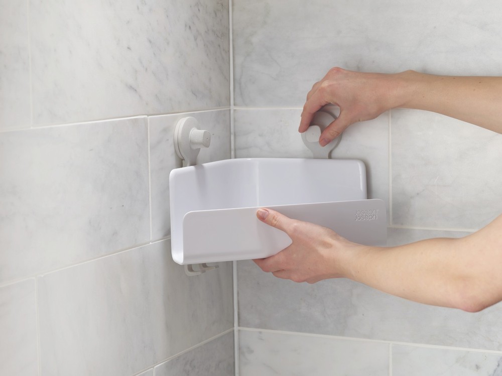 EasyStore 2-piece Corner Shower Caddy Set