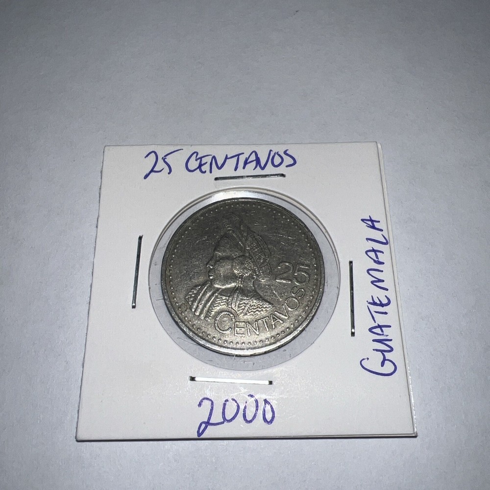 25 Centavos 2000 Republica De Guatemala