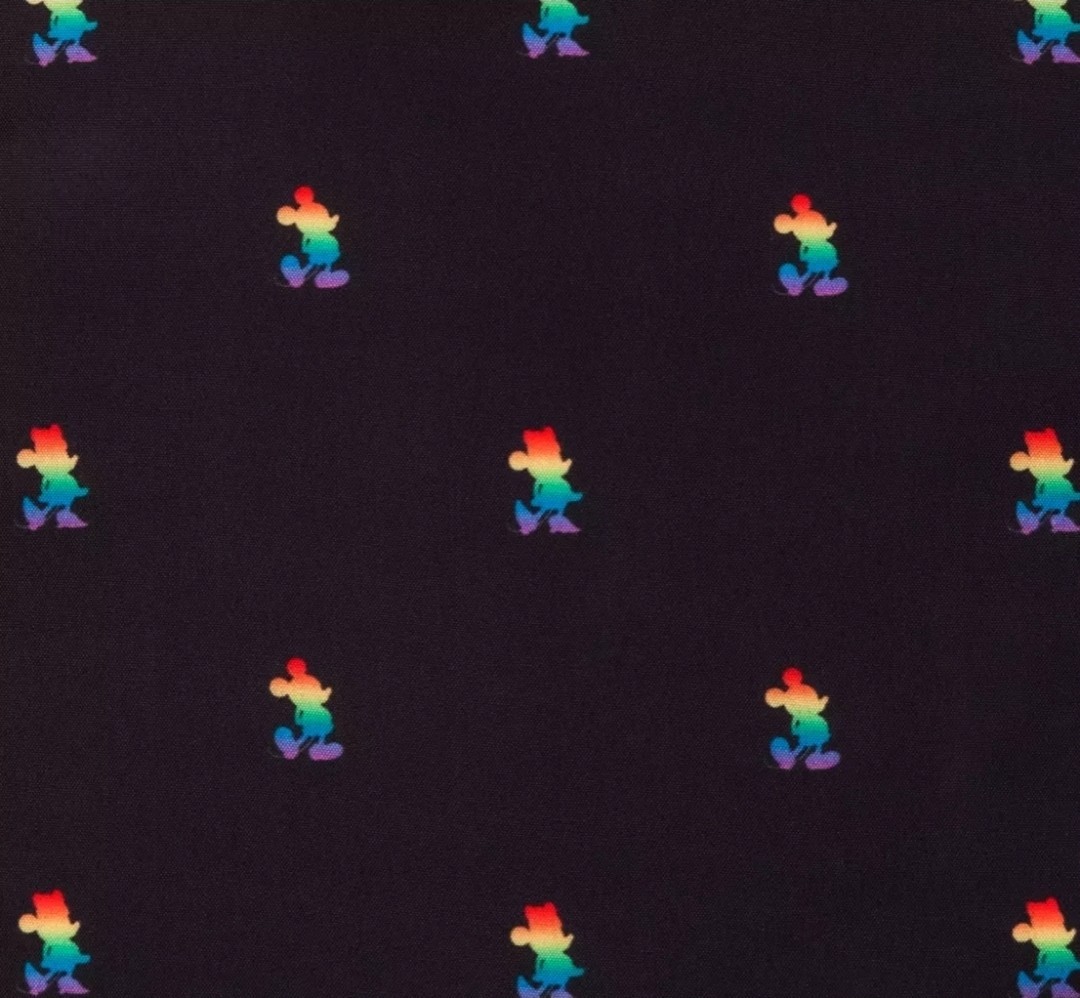 Disney Parks Loungefly Pride Collection Pair Mickey Mini Backpack Rainbow Heart