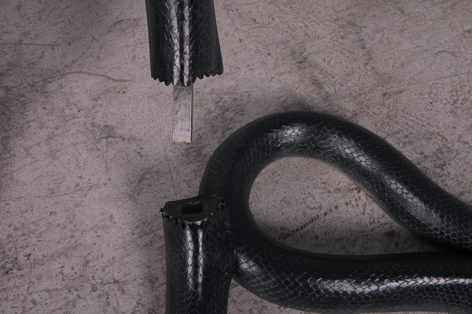 King Cobra Snake Life Size Resin Statue Jungle Decor Safari Reptile Display Prop