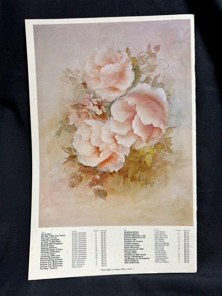 Susan Scheewe Presents New Beginnings Painting Pattern Bk By Norma Hudson