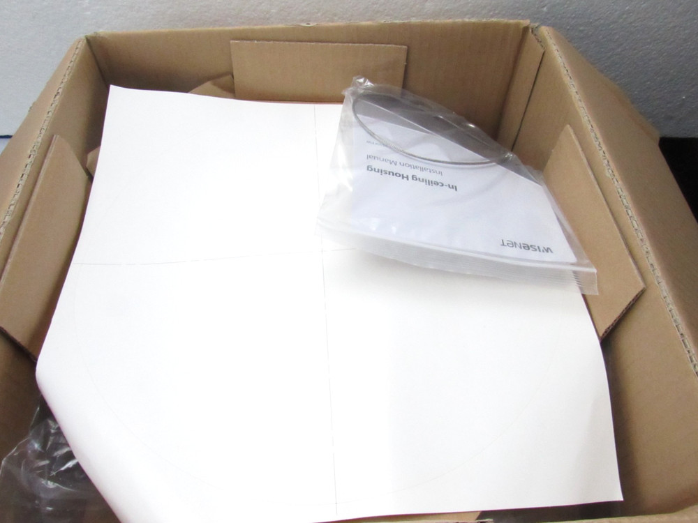 Hanwha SHD-2510FPW Plenum In-Ceiling Housing [CTKC]
