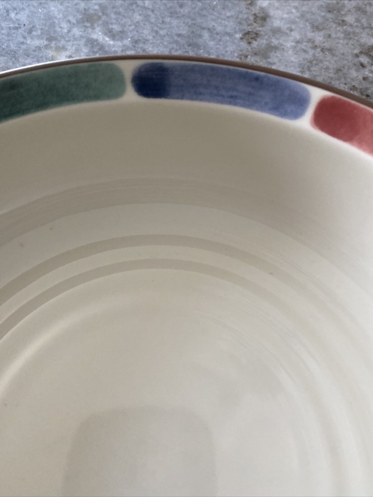 Noritake Stoneware WARM SANDS PATTERN 12" Round Chop Plate or Serving Platter