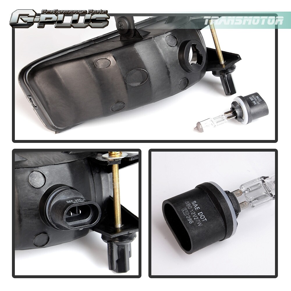 Fits For 00-06 Chevy Suburban/ Tahoe Clear Bumper Fog Lights Driving Lamps