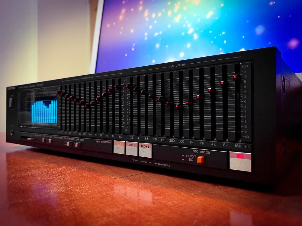TECHNICS SH-8055 🌈RaRe🌈 Vintage Stereo Graphic Equalizer