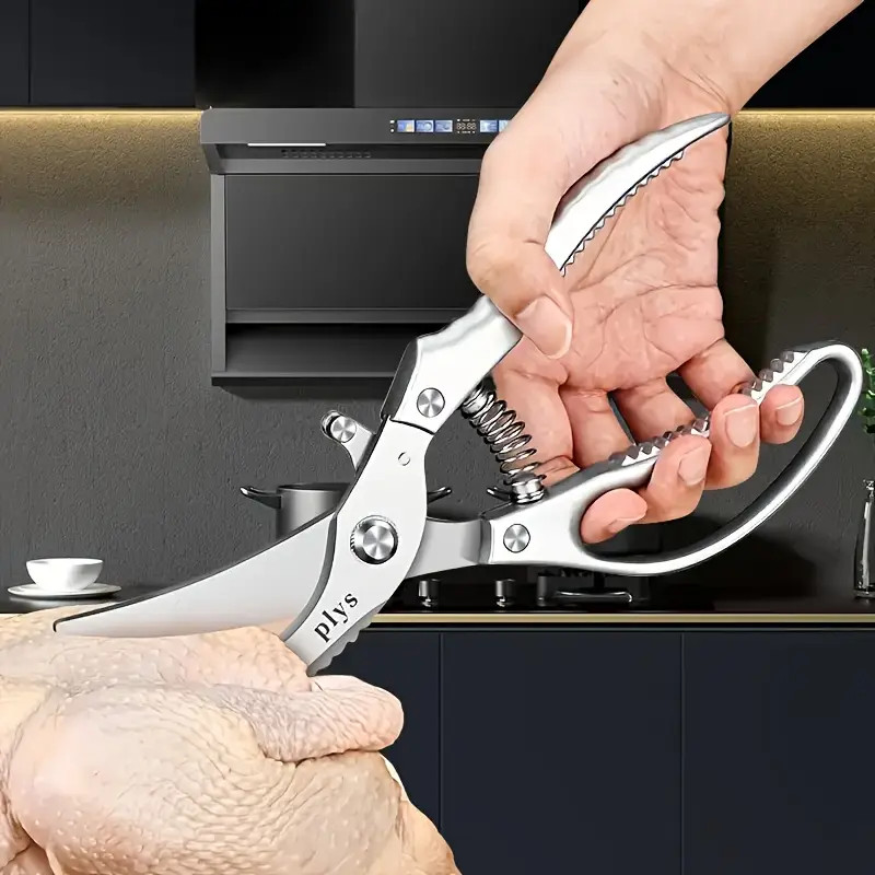 A Kitchen Scissors Shears Multi-Purpose Stainless Steel Ultra Sharp Chicken Bone