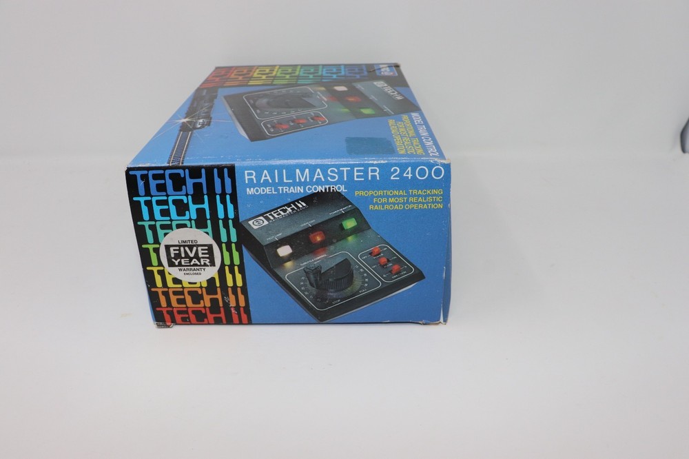 MRC Tech II Railmaster 2400 Train Controller Power Pack W/ Box and Instructions