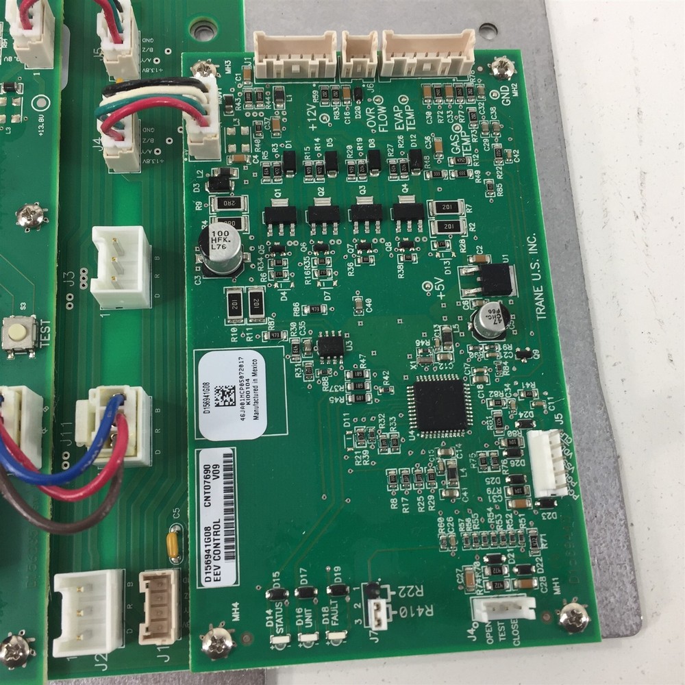 Trane D803401G11 Complete Control Board With Back Plane K100104 CNT07690