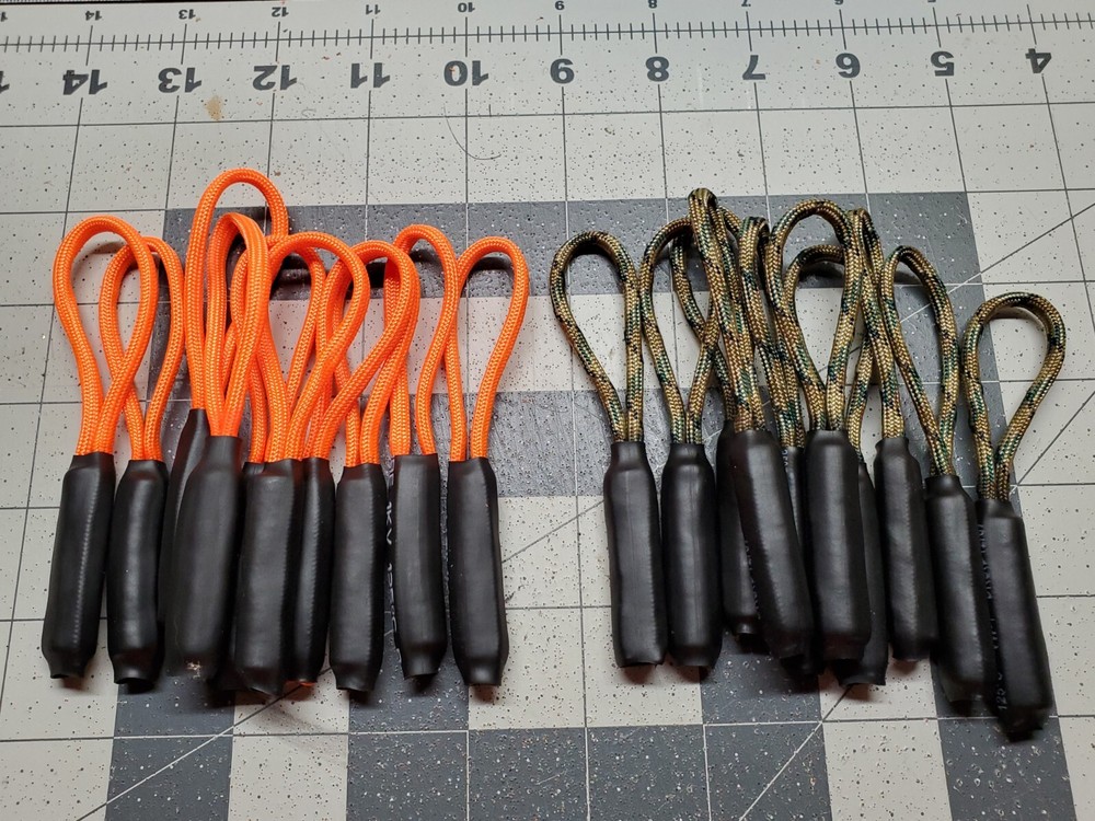 BushCraft Fire Starter Zipper Pulls