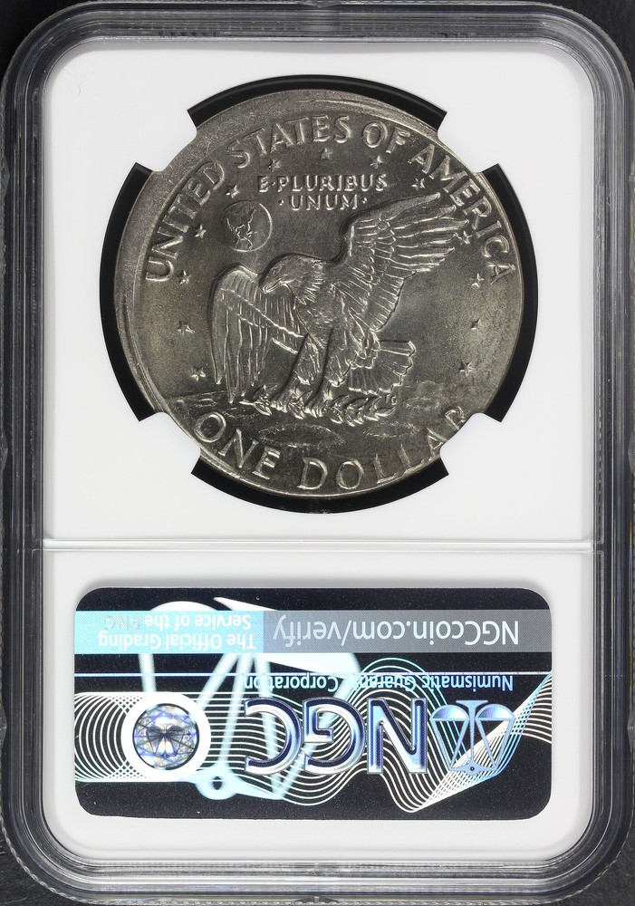 1978 Eisenhower Ike Dollar NGC MS-64 Mint Error Struck 10% Off Center