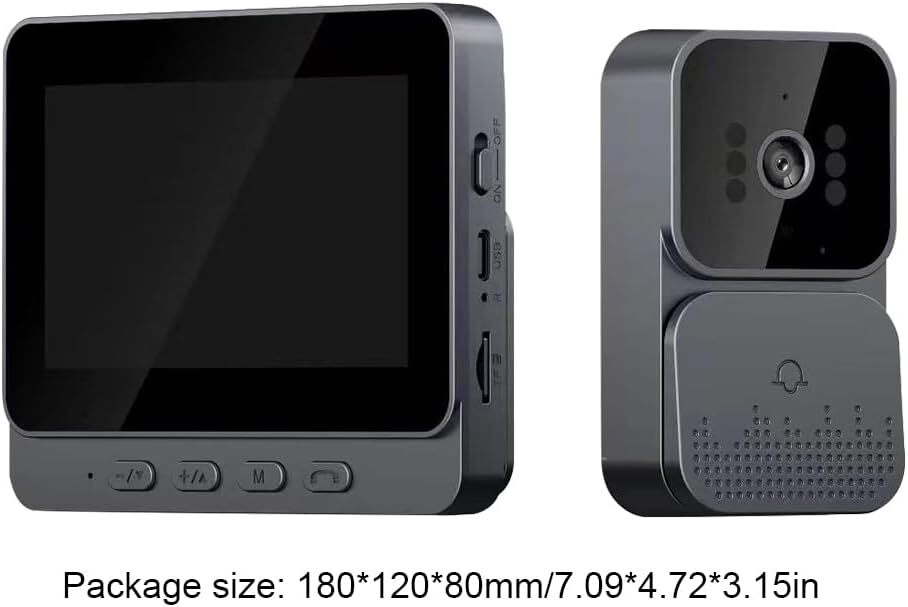 Wireless Security Smart Doorbell Intercom HD Video Camera Door Ring Bell Chime