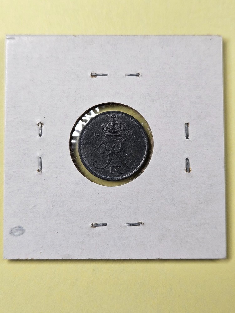 COINS - DENMARK - 1 ORE 1961