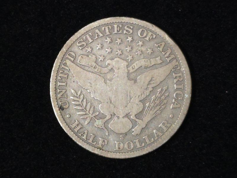 1903-S Barber Silver Half Dollar Good+ 110208