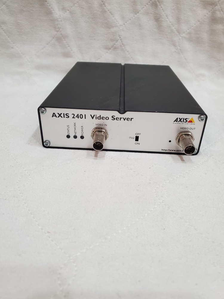 Axis 2401 Video Server Network IP Security Camera Surveillance Encoder Untested