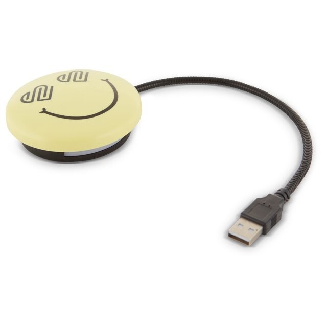 JUSTICE TECH Desktop USB Light Adjustable, Flexible & Bright - SMILEY - NIB