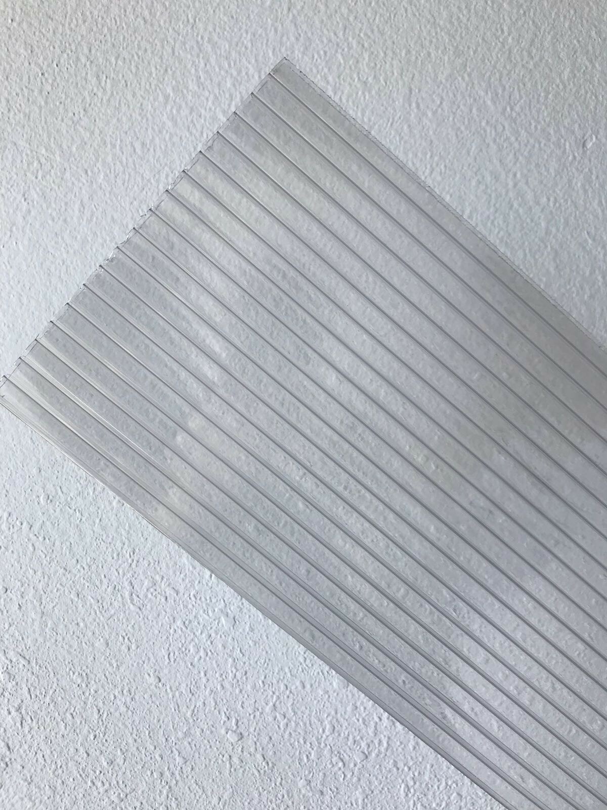 PAC OF 2 PANELS 24'' x 48'' x 8 mm (5/16) CLEAR POLYCARBONATE SHEETS +H CONNECT