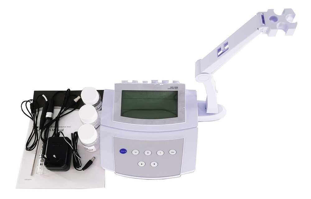 Benchtop Conductivity TDS Meter Temperature Tester Water Quality Analyzer