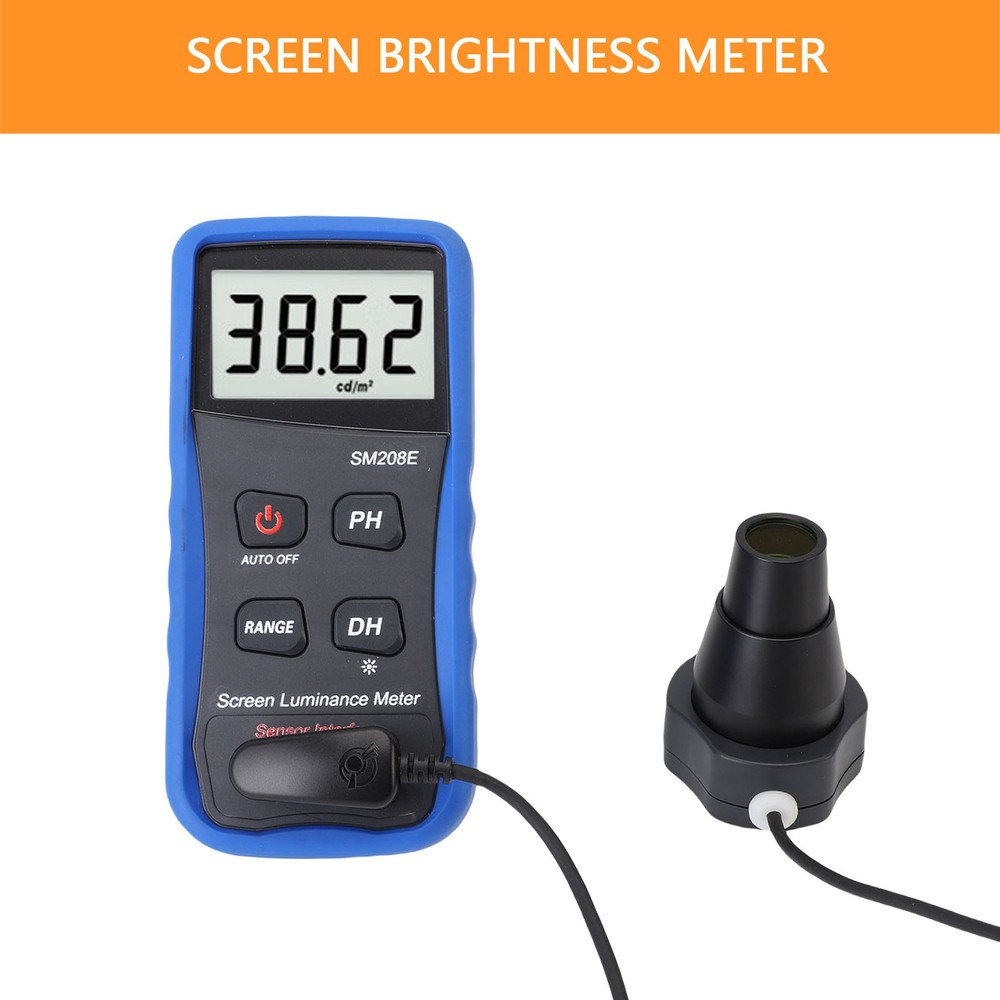 Screen Brightness Meter Color Screen Luminance Meter High Accuracy Data