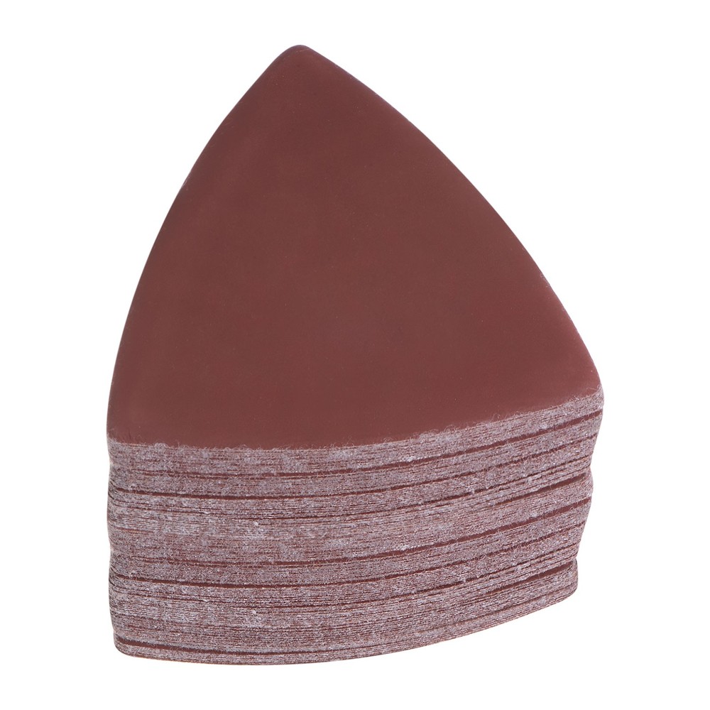 100pcs 2000 Grits 80mm Aluminum Oxide Triangular Hook & Loop Sandpapers Pads