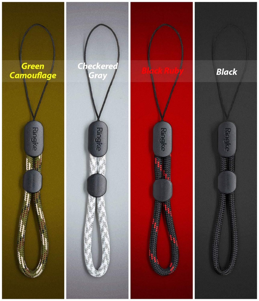 [4 Pack] Ringke Finger Strap Lanyard Designed For Camera, iPhone, Galaxy, USB