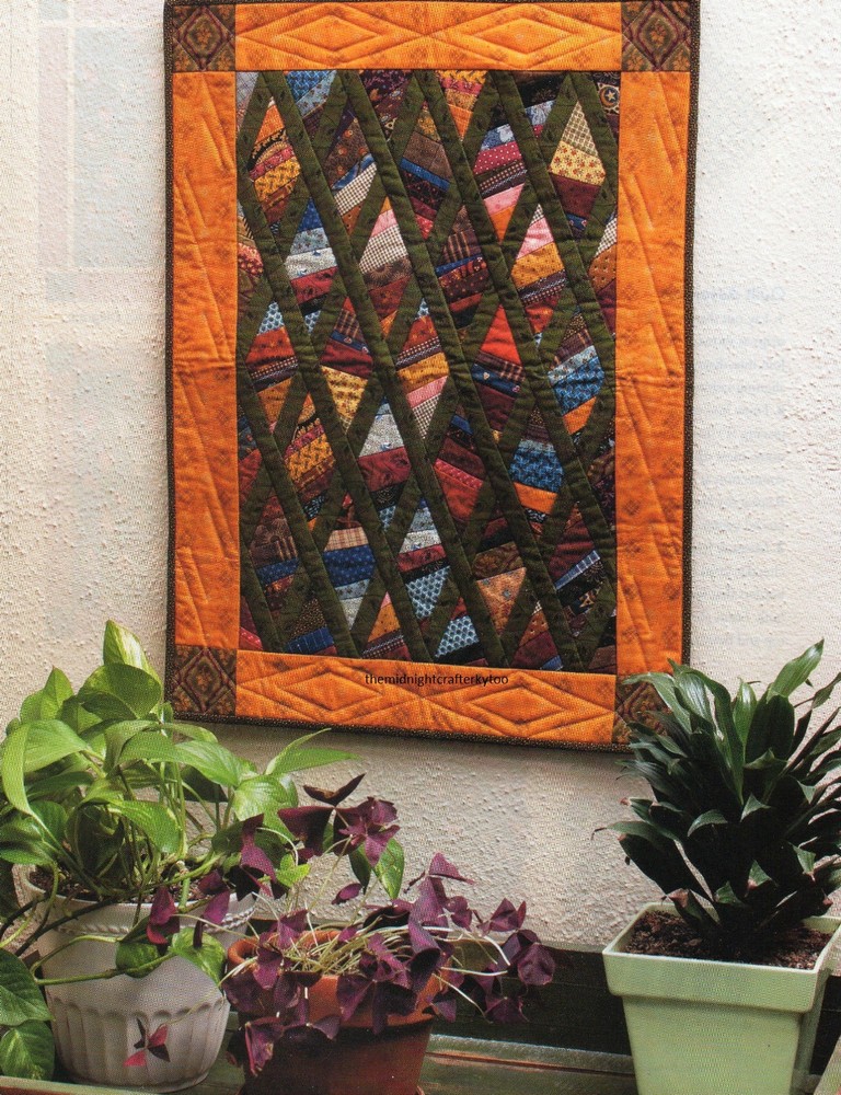 Scrap Box Diamonds Quilt Pattern Pieced AY