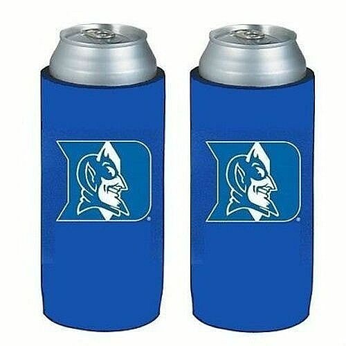 Duke Blue Devils NCAA 2 pack Ultra Slim Can Koozie