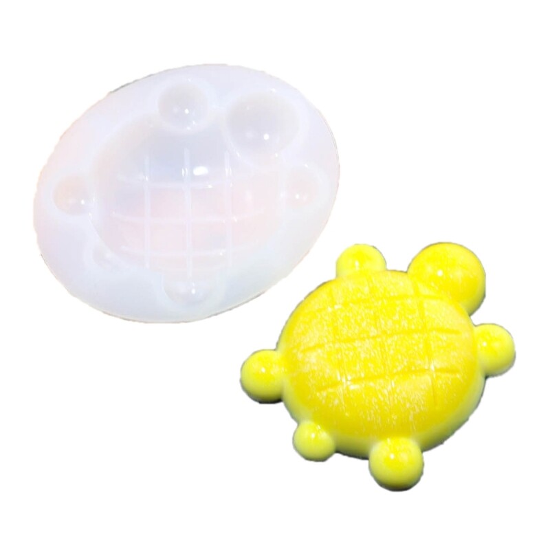 Flexible Silicone Epoxy Mold Turtle Shape for Craft Enthusiasts