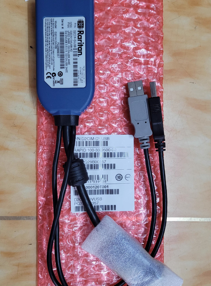 1PCS Raritan Dominion KX II Computer Interface Module - KVM extender D2CIM-DVUSB