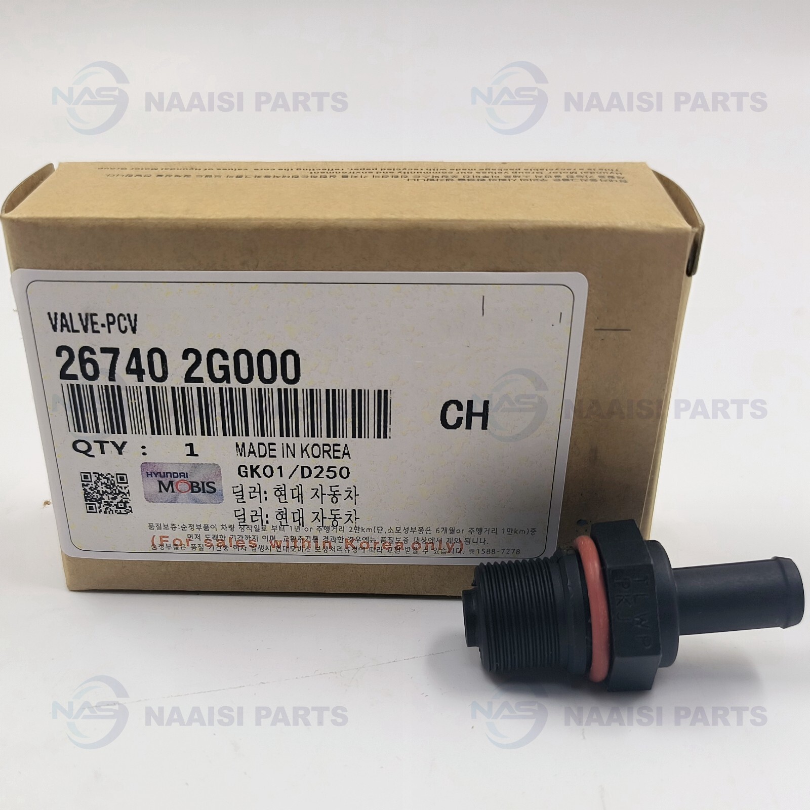 OEM 26740-2G000 VALVE-PCV267402G000 for select HYUNDAI KIA Models