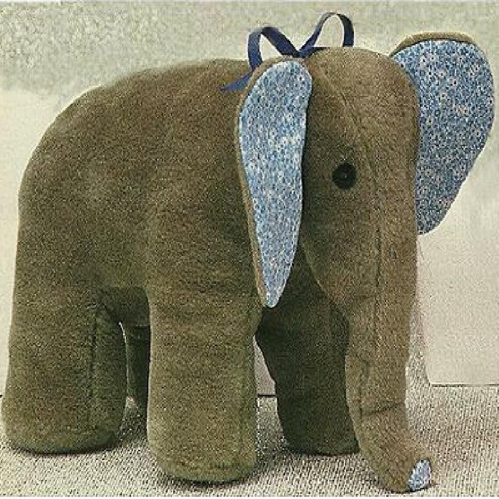 Elephant Soft Toy Sewing Pattern