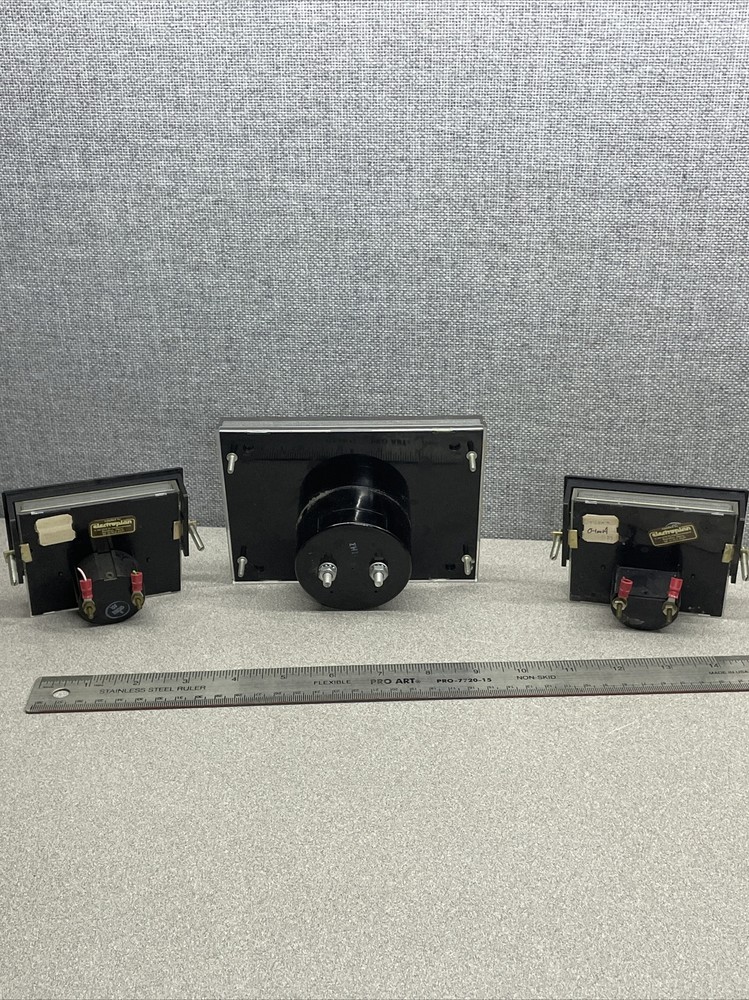 Vintage Electronic Gagues - Qty 3 - Untested