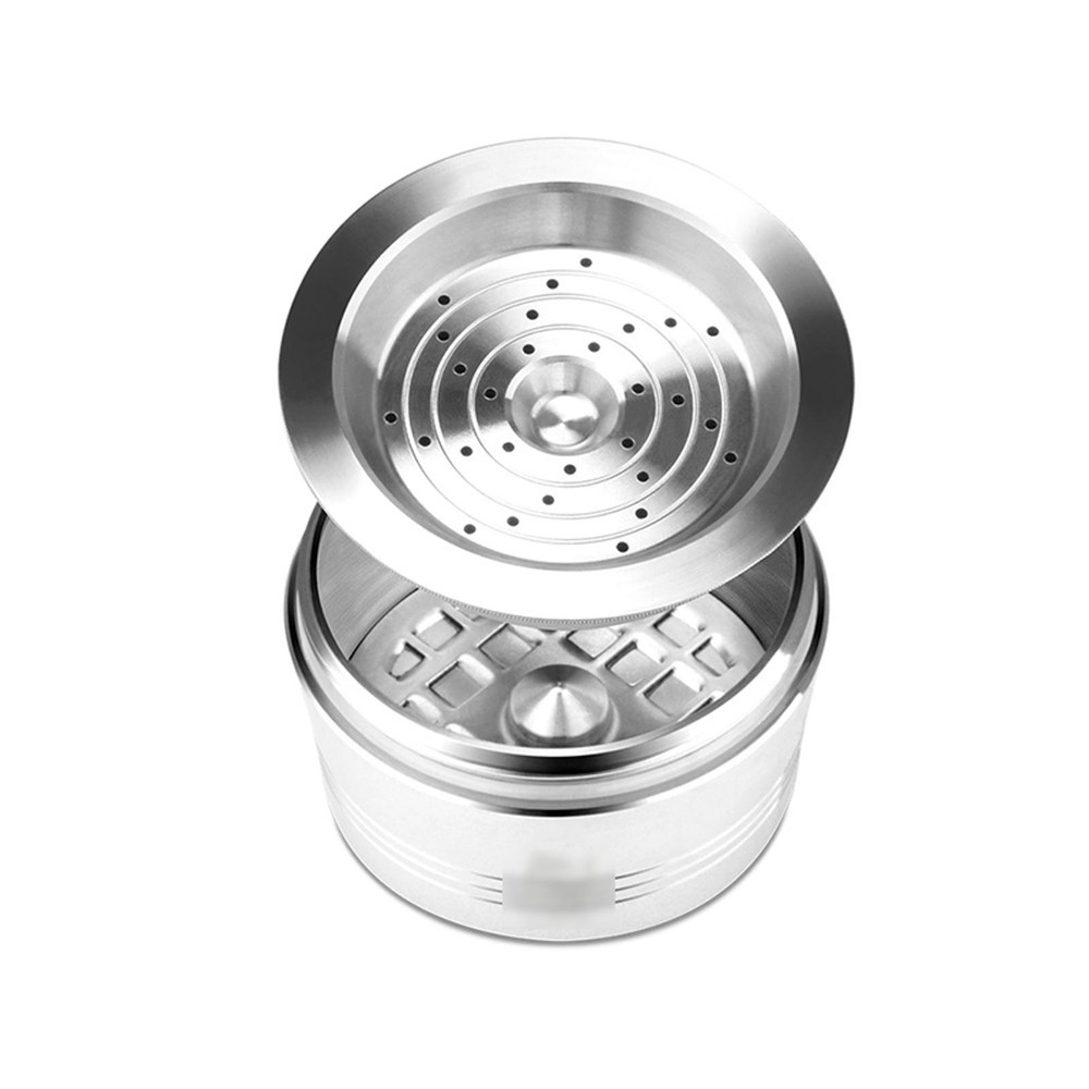 Stainless Reusable Vertuoline Capsule+Spoon+Brush For Caffitaly Ruby